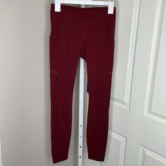 Lululemon Speed Up Tight 28" Full-On Luxtreme Sz 6 Deep Rouge 6039 - Picture 1 of 7